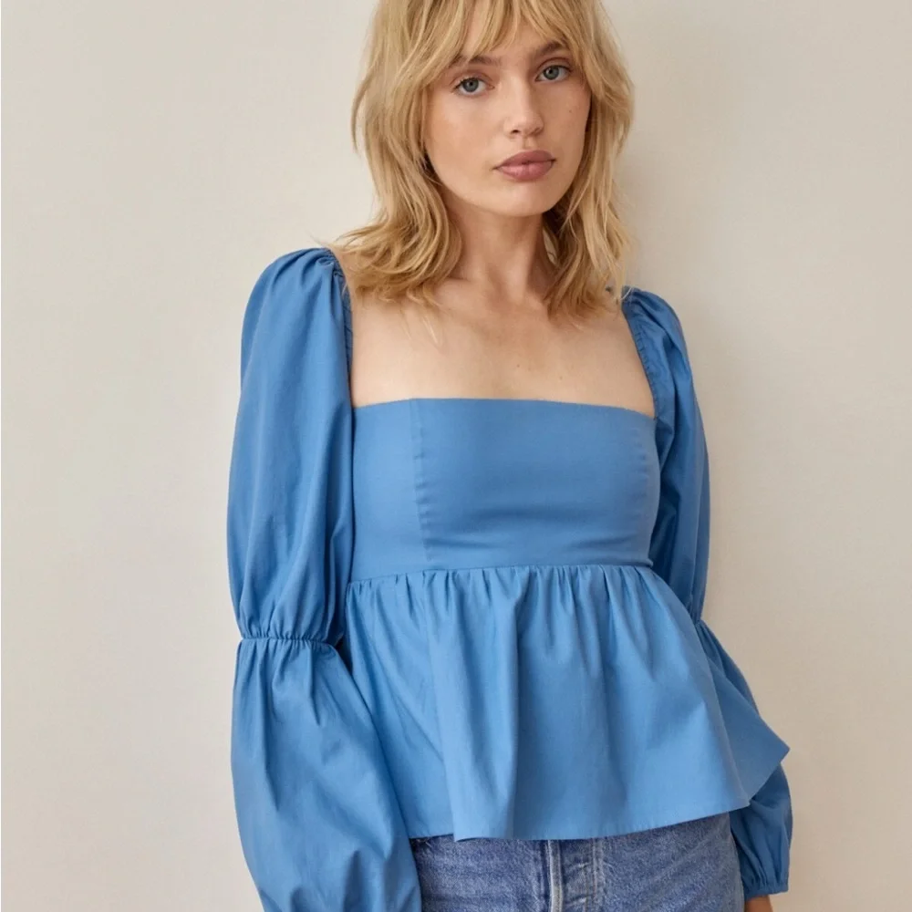 Reformation jaxley peplum